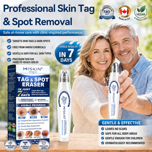 𝐇𝐈𝐒𝐊𝐈𝐍®👩‍⚕️ 𝟕-𝐃𝒂𝘆 𝐒𝗸𝐢𝐧 𝐓𝒂𝗴 & 𝐒𝐩𝙤𝐭 𝐄𝐫𝒂𝐬𝙚𝐫 Painless & Scar-Free Advanced Imperfection Removal Rollerball Pen