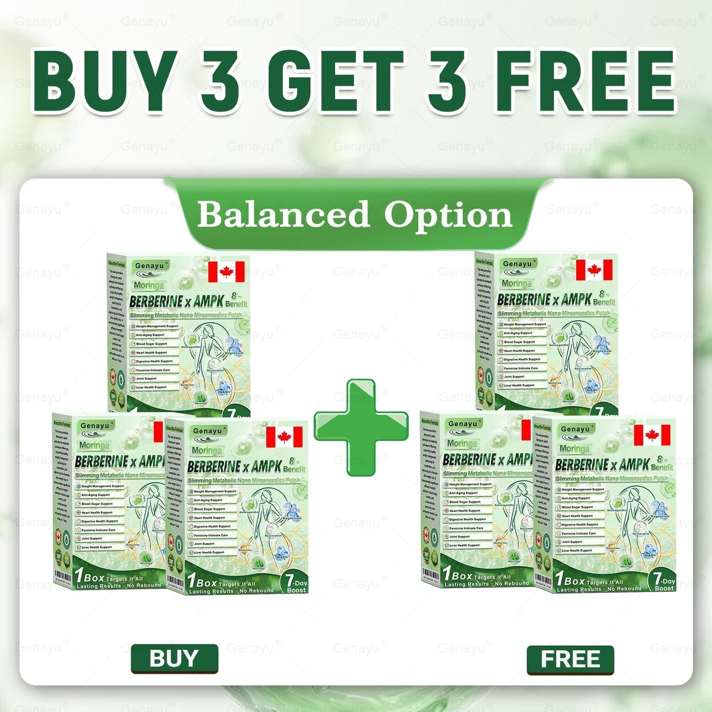 𝐆𝐞𝐧𝐚𝒚𝒖® 𝐌𝐨𝐫𝐢𝐧𝐠𝐚 𝐱 𝐁𝐞𝐫𝐛𝐞𝐫𝐢𝐧𝐞 𝐱 𝐀𝐌𝐏𝐊 𝟖-𝐁𝐞𝐧𝐞𝐟𝐢𝐭 𝑺𝒍𝒊𝒎𝒎𝒊𝒏𝒈 & 𝑴𝒆𝒕𝒂𝒃𝒐𝒍𝒊𝒄 𝑵𝒂𝒏𝒐 𝑴𝒊𝒄𝒓𝒐𝒏𝒆𝒆𝒅𝒍𝒆 𝑷𝒂𝒕𝒄𝒉🇨🇦(𝐉𝐮𝐬𝐭 𝐨𝐧𝐜𝐞 𝐚 𝐝𝐚𝐲, 𝐯𝐢𝐬𝐢𝐛𝐥𝐞 𝐜𝐡𝐚𝐧𝐠𝐞𝐬 𝐢𝐧 𝟕 𝐝𝐚𝐲𝐬）✅ 𝐅𝐨𝐫 𝐨𝐛𝐞𝐬𝐢𝐭𝐲, 𝗟𝗼𝗼𝘀𝗲 𝘀𝗸𝗶𝗻,𝐝𝐢𝐚𝐛𝐞𝐭𝐞𝐬, 𝐬𝐥𝐞𝐞𝐩 𝐚𝐩𝐧𝐞𝐚, 𝐣𝐨𝐢𝐧𝐭 𝐢𝐬𝐬𝐮𝐞𝐬, 𝐚𝐧𝐝 𝐦𝐨𝐫𝐞 🎈🎈