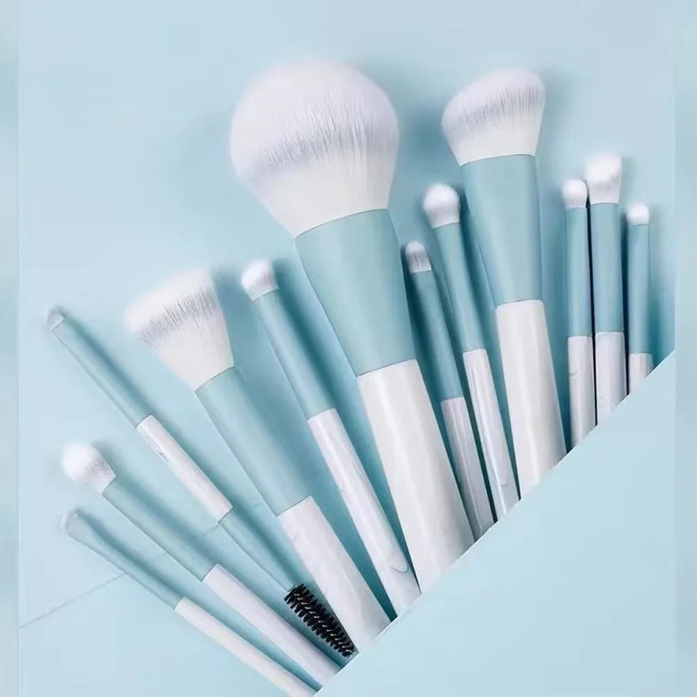 12 Professional Makeup Brush Soft Portable Makeup Brush Foundation Blush Powder Eyeshadow Concealer Blend Makeup Tools