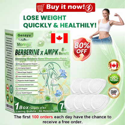 𝐆𝐞𝐧𝐚𝒚𝒖® 𝐌𝐨𝐫𝐢𝐧𝐠𝐚 𝐱 𝐁𝐞𝐫𝐛𝐞𝐫𝐢𝐧𝐞 𝐱 𝐀𝐌𝐏𝐊 𝟖-𝐁𝐞𝐧𝐞𝐟𝐢𝐭 𝑺𝒍𝒊𝒎𝒎𝒊𝒏𝒈 & 𝑴𝒆𝒕𝒂𝒃𝒐𝒍𝒊𝒄 𝑵𝒂𝒏𝒐 𝑴𝒊𝒄𝒓𝒐𝒏𝒆𝒆𝒅𝒍𝒆 𝑷𝒂𝒕𝒄𝒉🇨🇦(𝐉𝐮𝐬𝐭 𝐨𝐧𝐜𝐞 𝐚 𝐝𝐚𝐲, 𝐯𝐢𝐬𝐢𝐛𝐥𝐞 𝐜𝐡𝐚𝐧𝐠𝐞𝐬 𝐢𝐧 𝟕 𝐝𝐚𝐲𝐬）✅ 𝐅𝐨𝐫 𝐨𝐛𝐞𝐬𝐢𝐭𝐲, 𝗟𝗼𝗼𝘀𝗲 𝘀𝗸𝗶𝗻,𝐝𝐢𝐚𝐛𝐞𝐭𝐞𝐬, 𝐬𝐥𝐞𝐞𝐩 𝐚𝐩𝐧𝐞𝐚, 𝐣𝐨𝐢𝐧𝐭 𝐢𝐬𝐬𝐮𝐞𝐬, 𝐚𝐧𝐝 𝐦𝐨𝐫𝐞 🎈🎈